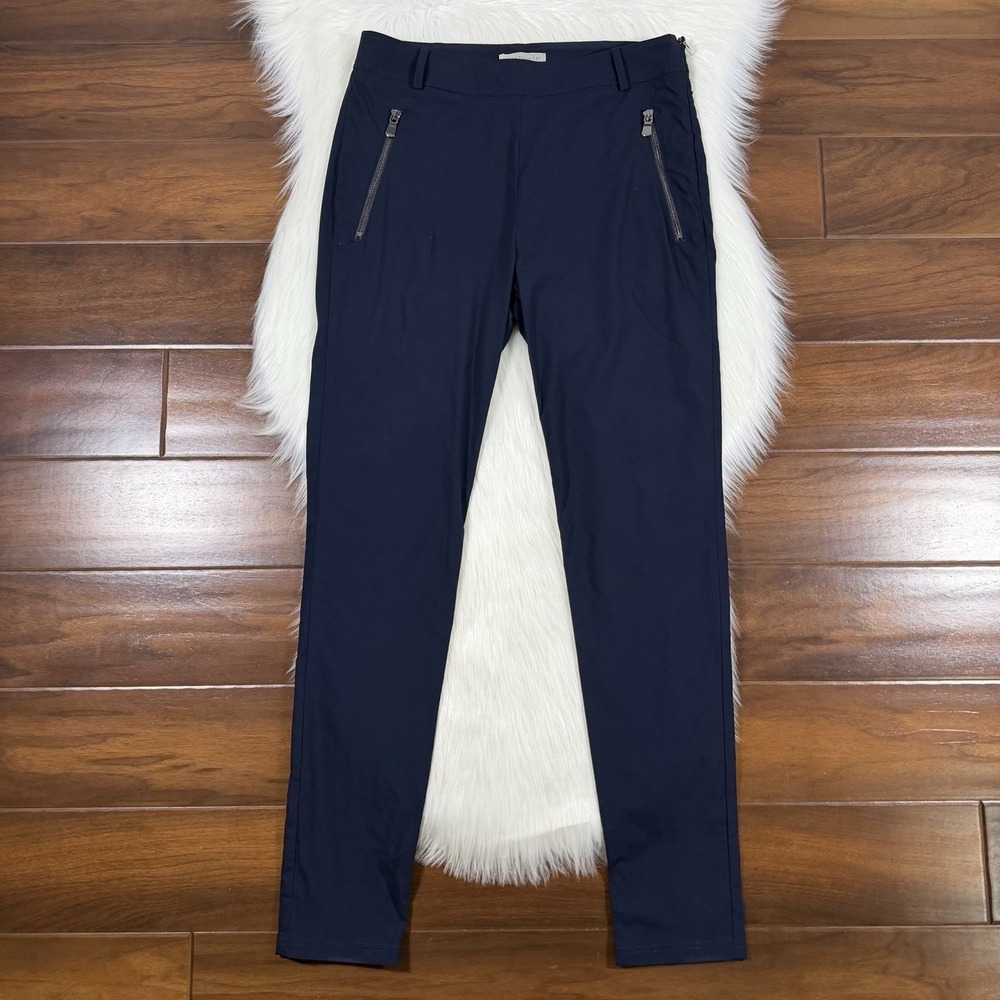 Anatomie Women's Size Medium Navy Blue Marisa Curvy Hi Waist Skinny Pants